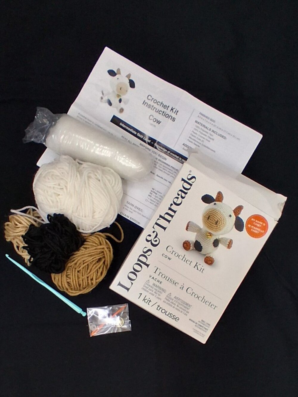Loops & Threads Casey The Cow Crochet Kit